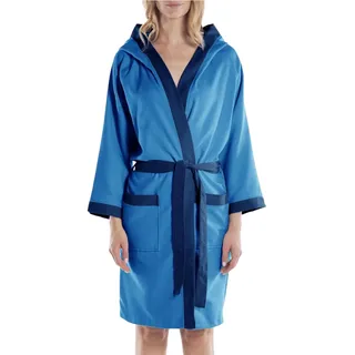 Caleffi 25908 Tecno Bicolor Microfaser Bademantel