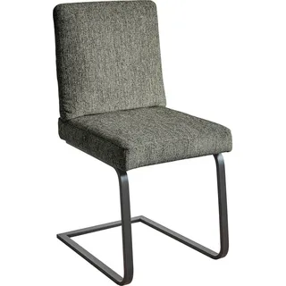 Dieter Knoll Schwingstuhl , Beige , Metall, Textil , Kufe, Flachrohr, U-Form , 46x92x60 cm , Emas, Dgm , Lederauswahl, Stoffauswahl, Typenauswahl, Gestellauswahl , Esszimmer, Stühle, Schwingstühle