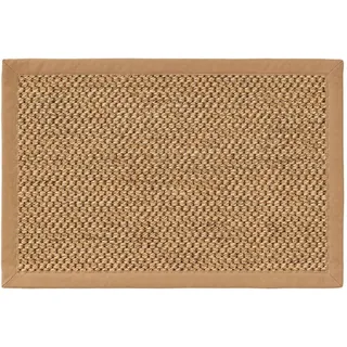 benuta Pure Fussmatte Greta Cream 60x90 cm , Creme , Textil , Beton Optik , Rechteckig , 60x90 cm , für Fußbodenheizung geeignet , Teppiche und Böden, Schmutzfangmatten, Fußmatten