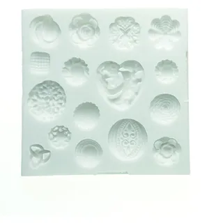 Silikomart | Silikonform für Fondant FANTASY, Form für Tortendekorationen, Prinzenthema, Maße 150 x 135 x 35 mm