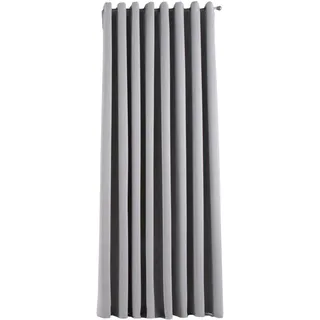 Gardinenbox Vorhang Blickdicht »Newyork« Grau HxB 225x295 cm 1er-Pack Thermo-Gardine Verdunkelungsvorhang Blackout Ösen schalldämmend ÖKOTEX UV-Schutz Raffhalter, 201920600