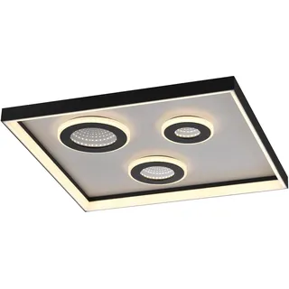 Paul Neuhaus LED-Deckenleuchte 6856-18 1 quadratisch schwarz