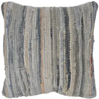 Mobili Rebecca Quadratisches Blau 45/45/10 cm , Textil , Quadratisch , 45x45 cm , Heimtextilien, Wohntextilien, Kissen, Zierkissen