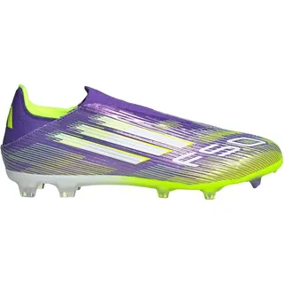 F50 League Laceless FG/MG Purple Rush / Cloud White / Lucid Lemon 41 1/3