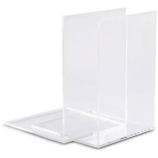 Maul Buchstütze Acryl Transparent 15 x 16 x 21 cm 2 St.