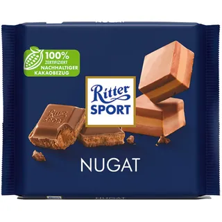 Ritter Sport Nugat Vollmilchschokolade mit nugat Füllung 100g