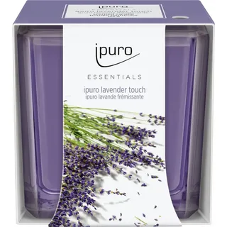 ipuro Duftkerze Lavender Touch lila Lavender