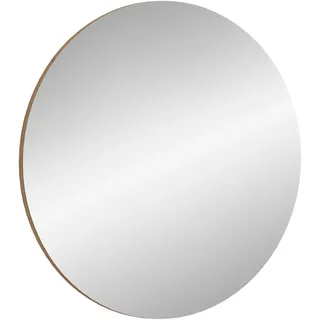 xonox.home – Spiegel Drive 70x70x6 cm in Artisan Oak Nachbildung – Moderner Garderobenspiegel mit Holzoptik für Garderobe & Flur – Wandspiegel elegant & kompakt