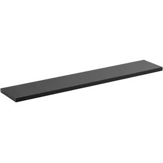 Xora Wandboard , Schwarz , Holzwerkstoff , 80x1.8x15 cm , Wohnzimmer, Regale, Wandboards