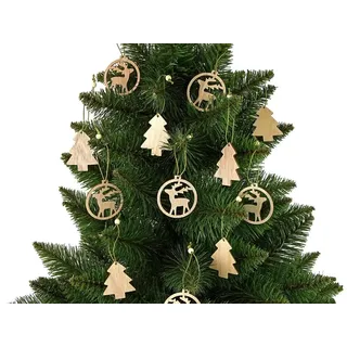 Weihnachten Holz Weihnachtsbaum Bombe Rentier Weihnachtsbaum Ornament
