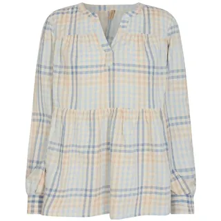 SOYA Concept Damen Bluse, Cashmere Blue Combi, Large