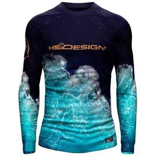 Hotspot Design Ocean Performance Hotspot, Uv-schutz Langarm-t-shirt - Blue - 3XL