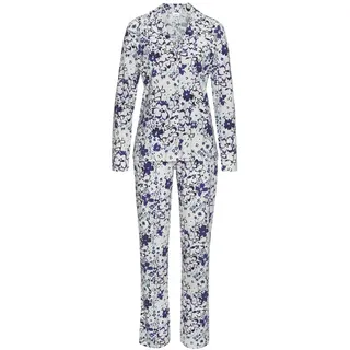s.Oliver Damen Pyjama blau-rosa-mint-geblümt Gr.36/38