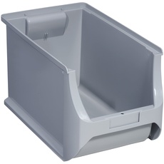 Bild von Sichtlagerkasten ProfiPlus Box 4H, grau Größe 4H, Nutzlast: 30 kg, Auflast: 90 kg, stapelbar