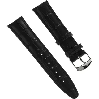 Festina Herren Uhrenarmband 21mm Leder-Band schwarz für Festina UFA16872/S