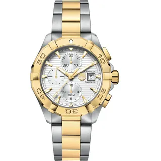 Tag Heuer Aquaracer Herrenuhr silber gold CAY2121.BB0923