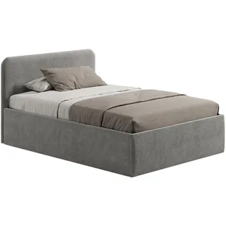 home collective Polsterbett 120 x 200 cm H2 Grau