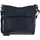 Leather Crossover Dress Blue