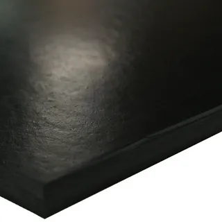 SBR (Styrol Butadien Gummi) Tabelle, 70 Shore A, schwarz, glatte Finish, keine Unterstützung, 1/5,1 cm Stärke, 30,5 cm Breite, 30,5 cm Länge