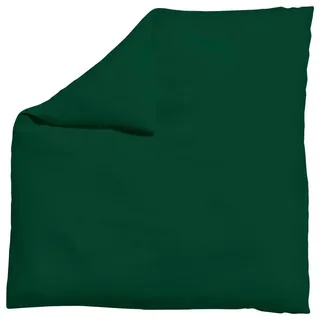 Schlafgut Bettdeckenbezug , Dunkelgrün , Textil , Uni , 200x200 cm , Textiles Vertrauen - Oeko-Tex®, AZO-frei, Bsci, Oeko-Tex® Standard 100, Oeko-Tex® Made IN Green , pflegeleicht, atmungsaktiv, bügelleicht, schadstoffgeprüft, weiche und anschmiegsame Oberfläche, bio , Heimtextilien, Bettwäsche & Leintücher, Bettwäsche, Jersey-Bettwäsche