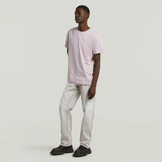 G-star Base-s Ribbed Kurzarm-t-shirt - Burnished Lilac - S