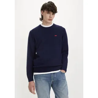 Levi's Levi's® Wollpullover »ORIGINAL HM SWEATER« klassische Rundhalsform, blau