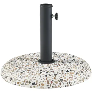 casa.pro Schirmständer Bitritto Beton Ø 45 x 6 cm Mehrfarbig