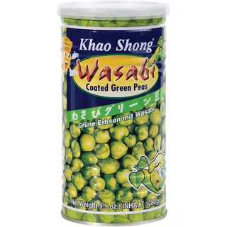 Khao Shong grüne Erbsen Wasabi mit japanischem Meerettich 280g