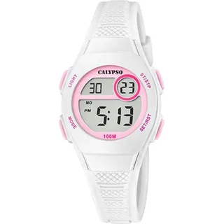 Calypso Digital Teenager Armbanduhr K5831/1 - Weiß