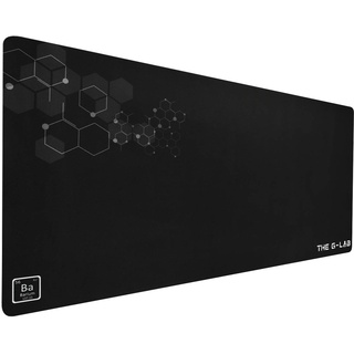 THE G-Lab Pad Barium - XXL Gaming Mauspad - Großes Gamer Mauspad - Optimierte hochpräzise Oberfläche - Rutschfeste Gummibasis - Extra großes Mauspad 900x400x2mm - Schwarz