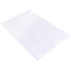 Rayher 5311902 Textilfilz, 30x45x0,4 cm, weiß