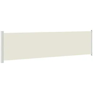 vidaXL Seitenmarkise 600 x 160 cm Beige Polyester