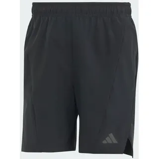 adidas Shorts ADIDAS PERFORMANCE "DESIGNED FOR TRAINING WORKOUT", Herren, Gr. S, L-Gr, schwarz (schwarz, innenbeinlänge ca. 23 cm), Obermaterial: 87% Polyester, 13% Elasthan, clean, Hosen Shorts