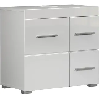 trendteam Waschbeckenunterschrank 60 x 56 x 34 cm Weiß