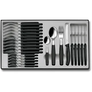 Victorinox Tafelbesteck 24-tlg. schwarz (6.7833.24)