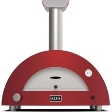 Bild von Alfa Moderno 2 Pizze Hybrid-Pizzaofen antique red
