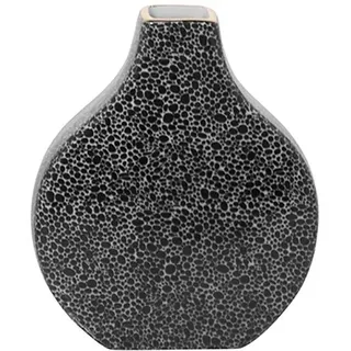 Fink "MINTA, Höhe ca. 23 cm, Dekovase aus Porzellan, mit goldfarbenem Rand", eckige schmale Öffnung, für einzelne Blumenstiele,