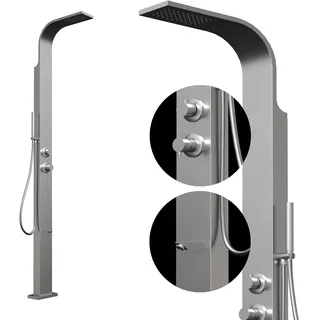 Eclipse HONOLULU silber Gartendusche