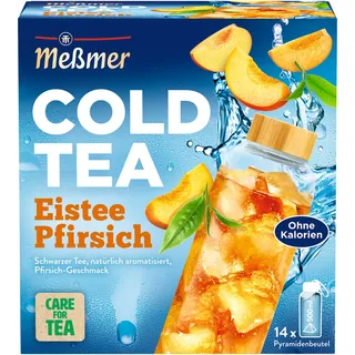 Meßmer Cold Tea Eistee Pfirsich Tee in Beuteln 14 St.