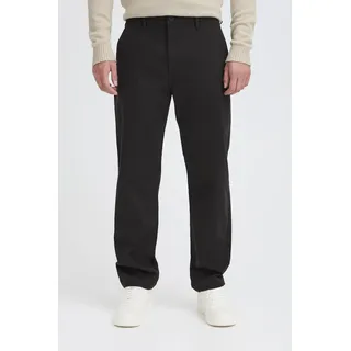 Chinohose BLEND "BHNATAN WIDE LEG CHINO", Herren, Gr. 33, Länge 32, schwarz, Web, Obermaterial: 98% Baumwolle, 2% Elasthan, unifarben, relaxed fit knöchellang, Hosen Chinohose