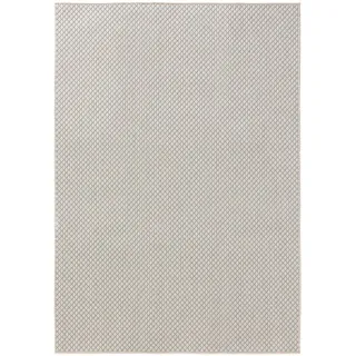 benuta Outdoorteppich Lou Weiß 300x400 cm , Kunststoff , Rechteckig , 300x400 cm , wasserabweisend , Teppiche und Böden, Teppiche, Outdoorteppiche