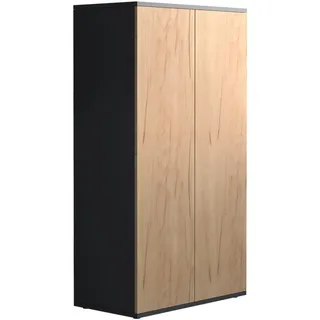 VCM Kommode Dalosa 60 x 108 x 32 cm Anthrazit/Honigeiche