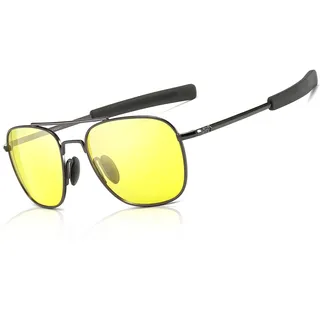 SUNGAIT Nachtsichtbrille für Herren im Militärstil für Piloten A285QKYS-DE