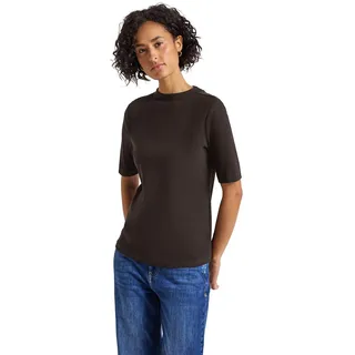 Damen T-Shirt mit Rippstruktur