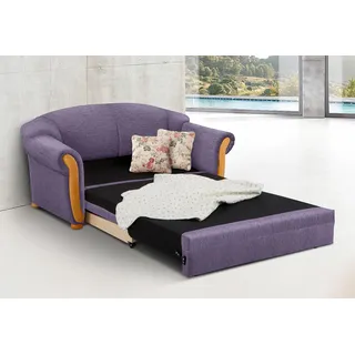 Home Affaire 2-Sitzer »Milano, Schlafsofa im Landhaus-Stil, bequem, Liegefläche 188/124cm« mit Bettfunktion, lila