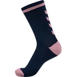 hummel Elite Indoor Sock Low Pa Sock, BLACK IRIS/ORCHID, 46