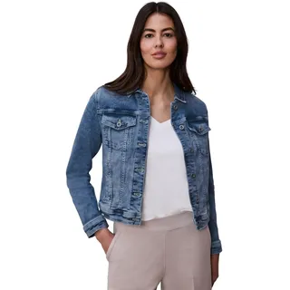 Street One Damen 2117651 Jeansjacke mit Brusttaschen und Knöpfen (1er Pack)