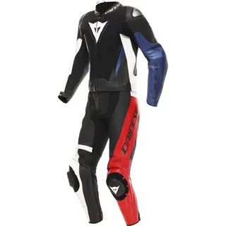 Dainese Motorrad Kombi 54 Demon Sprint, 2tlg. schwarz-weiß-lavarot