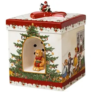 Villeroy & Boch Christmas Toys Paket eckig 17 x 17 x 21,5 cm Porzellan Mehrfarbig