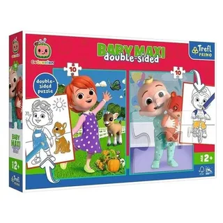 TREFL Wendepuzzle Cocomelon: Freunde BABY MAXI 2x10 Teile